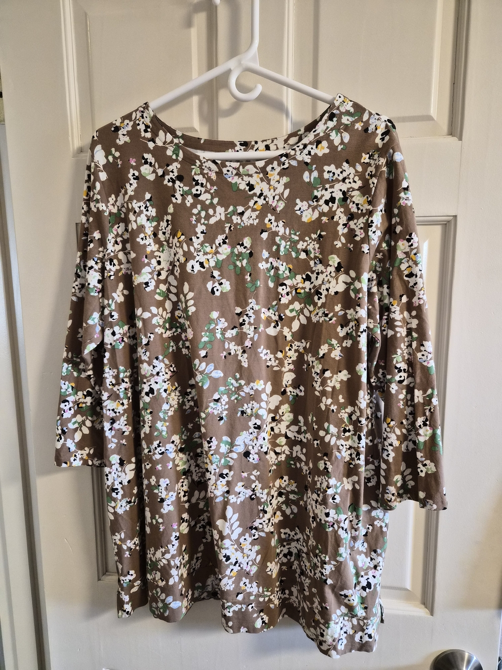 J. Jill Floral Boatneck Tunic
